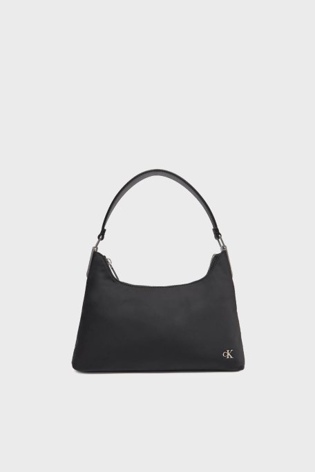 Calvin Klein Logolu Omuz Askılı LV04K3219GUB1 Bayan Çanta LV04K3219G UB1 SİYAH - Calvin Klein