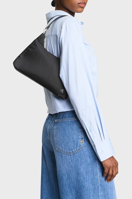 Calvin Klein Logolu Omuz Askılı LV04K3219GUB1 Bayan Çanta LV04K3219G UB1 SİYAH - Calvin Klein (1)