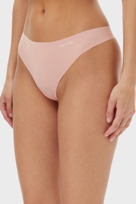 Calvin Klein Logolu Orta Bel 3 Pack 000QD3558EWAM Kadın Külot 000QD3558E WAM Beyaz-Pembe-Siyah - Calvin Klein (1)