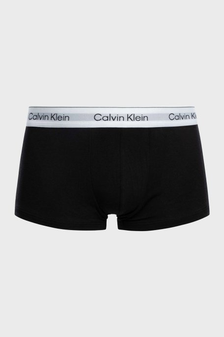 Calvin Klein Logolu Pamuklu 3 Pack LV00NB4389UB1 Erkek Boxer LV00NB4389 UB1 SİYAH - Calvin Klein (1)