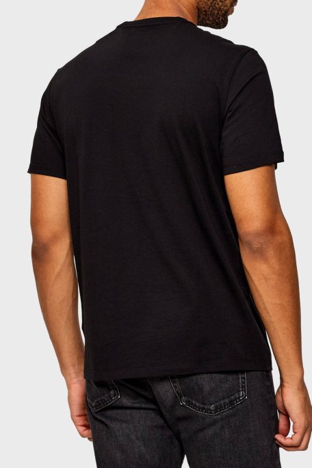 Calvin Klein Logolu Pamuklu Regular Fit Bisiklet Yaka LV04RD865GUB1 Erkek T Shirt LV04RD865G UB1 SİYAH - Calvin Klein (1)