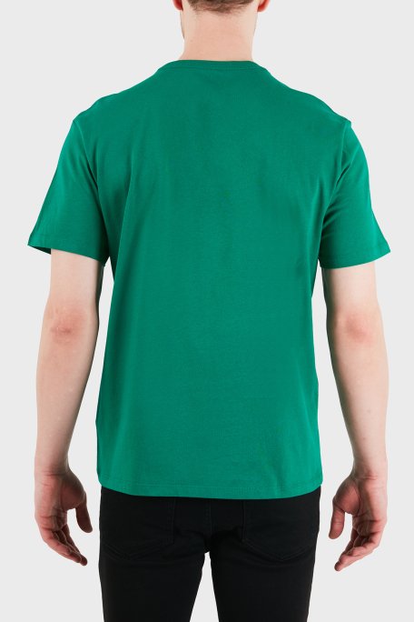 Calvin Klein Logolu Pamuklu Regular Fit Kısa Kollu LV14RF804GL4G Erkek T Shirt LV14RF804G L4G YEŞİL - Calvin Klein (1)