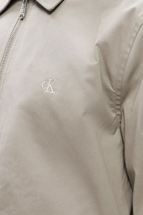 Calvin Klein Logolu Pamuklu Regular Fit Klasik Yaka LV04RE405GRAK Erkek Ceket LV04RE405G RAK TOPRAK - Calvin Klein (1)