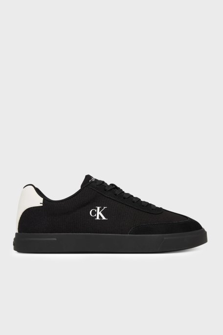 Calvin Klein Logolu Sneaker HM0HM022360GM Erkek Ayakkabı HM0HM02236 0GM SİYAH - Calvin Klein
