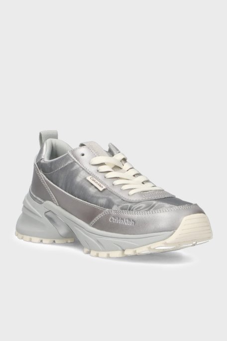 Calvin Klein Logolu Sneaker Kadın Ayakkabı HW0HW02999 PE6 GRİ - Calvin Klein (1)