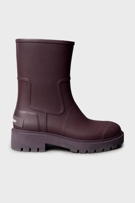 Calvin Klein Logolu Suya Dayanıklı YW0YW02004VH2 Bayan Bot YW0YW02004 VH2 BORDO - Calvin Klein