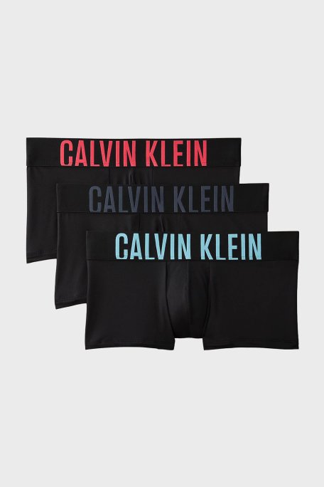 Calvin Klein Mikrofiber Logolu 3 Pack 000NB3611A4W8 Erkek Boxer 000NB3611A 4W8 SİYAH SİYAH SİYAH - Calvin Klein