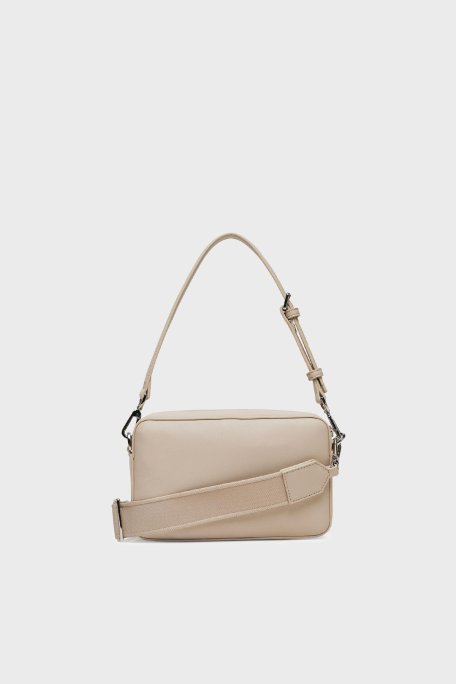 Calvin Klein Monogram Logo Baskılı Çıkarılabilir Askılı LV04F3080GRMU Bayan Çanta LV04F3080G RMU KAHVE - Calvin Klein (1)