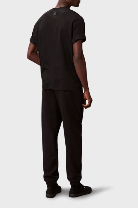 Calvin Klein Pamuk Karışımlı Havlu Kumaş Regular Fit LV14RF248GUB1 Erkek Pantolon LV14RF248G UB1 SİYAH - Calvin Klein (1)