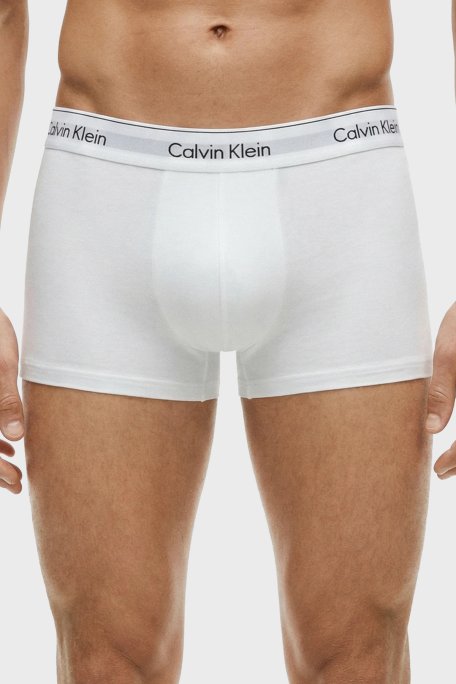 Calvin Klein Pamuklu 3 Pack LV00NB43893TH Erkek Boxer LV00NB4389 3TH Siyah-Beyaz-Siyah - Calvin Klein (1)