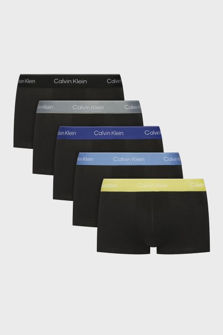 Calvin Klein Pamuklu 5 Pack LV00NB439040Y Erkek Boxer LV00NB4390 40Y SİYAH - Calvin Klein