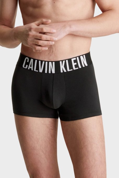 Calvin Klein Pamuklu Esnek 3 Pack 000NB3608AMPI Erkek Boxer 000NB3608A MPI SİYAH-BEYAZ-GRİ - Calvin Klein (1)