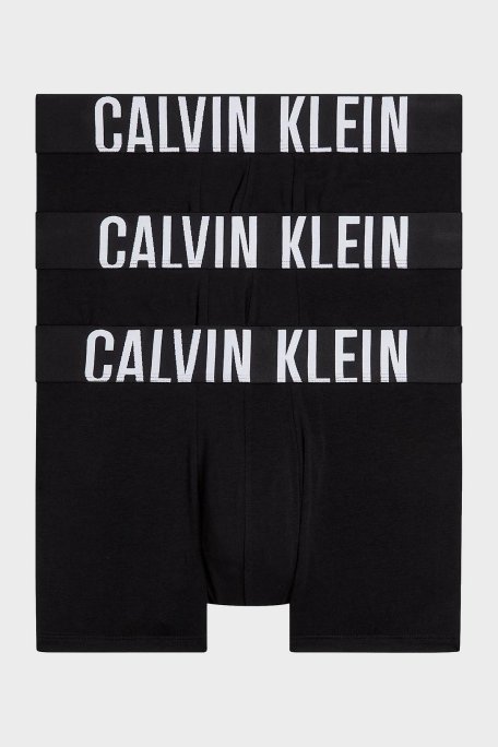 Calvin Klein Pamuklu Esnek 3 Pack 000NB3608AUB1 Erkek Boxer 000NB3608A UB1 SİYAH - Calvin Klein