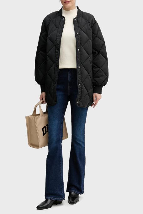 Calvin Klein Pamuklu Flare Fit Yüksek Bel Bol Paça Jeans LV047D755GR7C Bayan Kot Pantolon LV047D755G R7C LACİVERT - Calvin Klein (1)