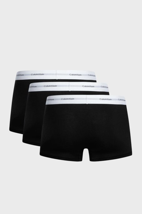 Calvin Klein Pamuklu Logolu 3 Pack LV00NB4263A09 Erkek Boxer LV00NB4263 A09 SİYAH - Calvin Klein (1)