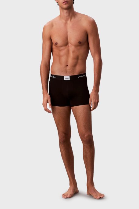 Calvin Klein Pamuklu Logolu 3 Pack LV00NB4476UB1 Erkek Boxer LV00NB4476 UB1 SİYAH - Calvin Klein (1)