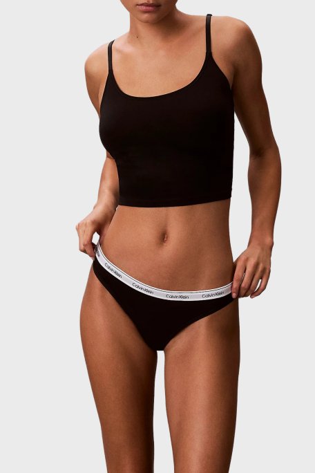 Calvin Klein Pamuklu Logolu 5 Pack LV00QD52213IX Bayan Külot LV00QD5221 3IX Siyah-Pembe-Beyaz - Calvin Klein (1)