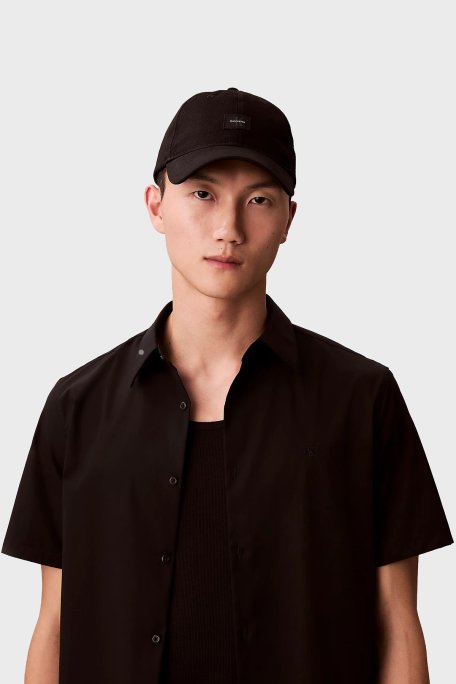 Calvin Klein Pamuklu Logolu LV04D5077GUB1 Erkek Şapka LV04D5077G UB1 SİYAH - Calvin Klein (1)