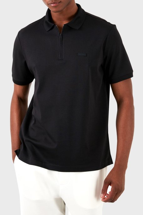 Calvin Klein Pamuklu Regular Fit K10K112754BEH Erkek Polo Yaka T Shirt K10K112754 BEH SİYAH - Calvin Klein
