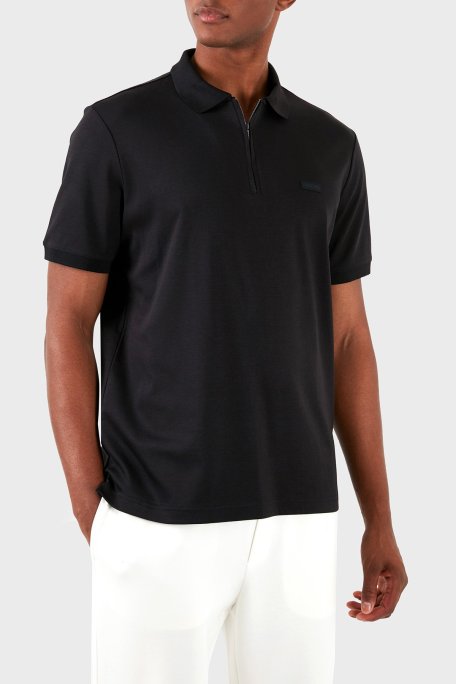 Calvin Klein Pamuklu Regular Fit K10K112754BEH Erkek Polo Yaka T Shirt K10K112754 BEH SİYAH - Calvin Klein (1)