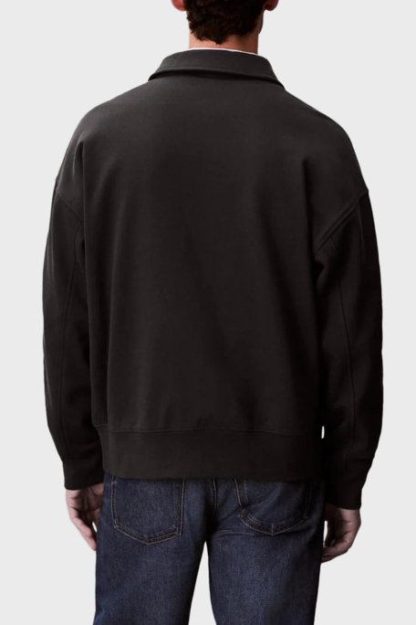 Calvin Klein Pamuklu Regular Fit Logolu Klasik Yaka Erkek Ceket LV14RE208G 8MN ANTRASİT - Calvin Klein (1)