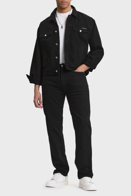 Calvin Klein Pamuklu Regular Fit Logolu LV04RF706GJW4 Erkek Ceket LV04RF706G JW4 SİYAH - Calvin Klein (1)