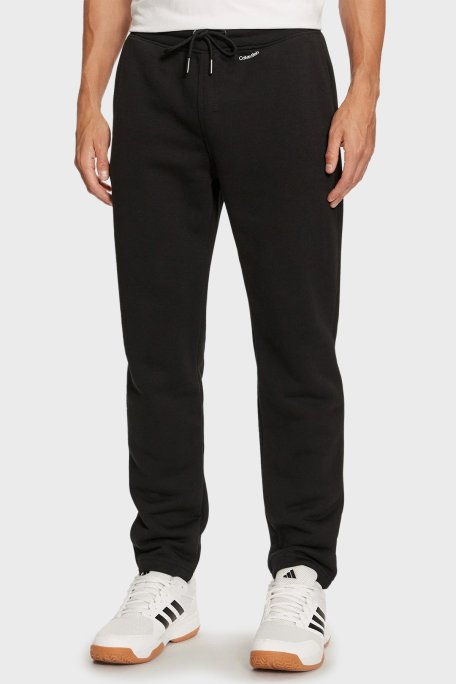 Calvin Klein Pamuklu Regular Fit Normal Bel Düz Paça Jogger K10K113654BEH Erkek Pantolon K10K113654 BEH SİYAH - Calvin Klein