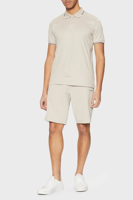 Calvin Klein Pamuklu Regular Fit Normal Bel K10K111208PBQ Erkek Short K10K111208 PBQ AÇIK GRİ - Calvin Klein (1)