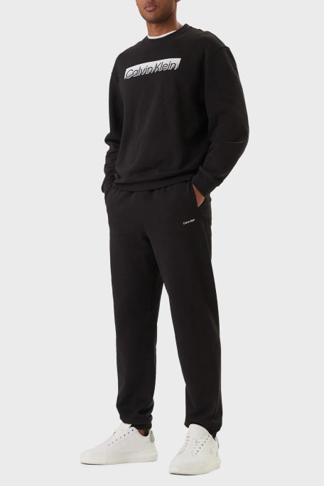 Calvin Klein Pamuklu Regular Fit Normal Bel LV04LF247GUB1 Erkek Pantolon LV04LF247G UB1 SİYAH - Calvin Klein (1)