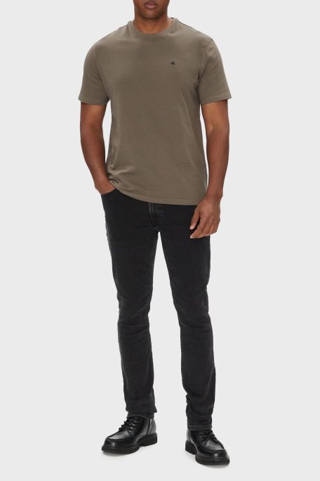 Calvin Klein Pamuklu Skinny Fit Normal Bel Dar Paça Jeans LV04RB722G846 Erkek Kot Pantolon LV04RB722G 846 SİYAH - Calvin Klein (1)