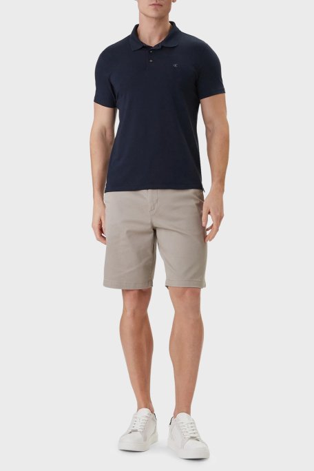 Calvin Klein Pamuklu Slim Fit Düğmeli LV04LF200GCEF Erkek Polo LV04LF200G CEF LACİVERT - Calvin Klein (1)