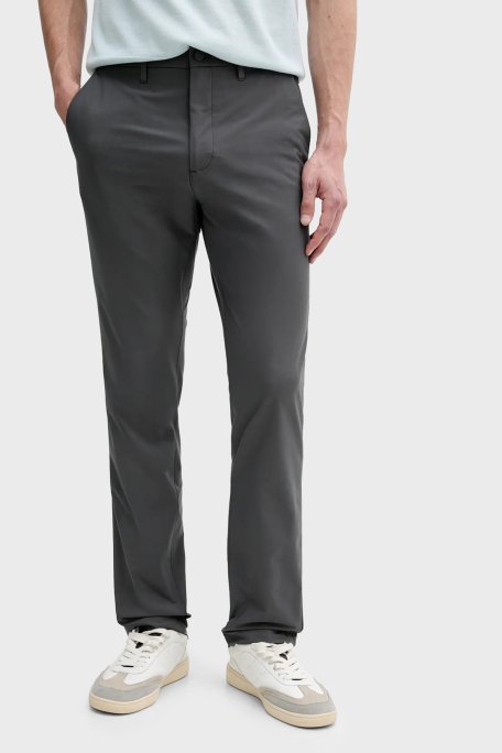 Calvin Klein Slim Fit Normal Bel Düz Paça LV04LB610GBAC Erkek Pantolon LV04LB610G BAC GRİ - Calvin Klein