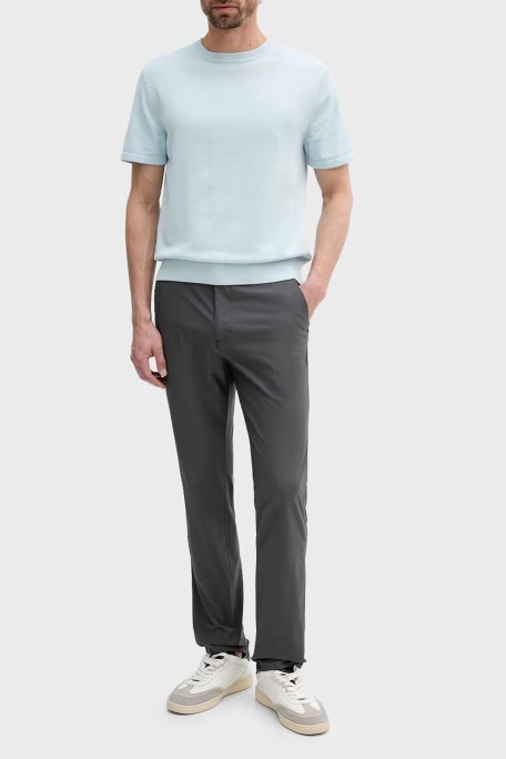 Calvin Klein Slim Fit Normal Bel Düz Paça LV04LB610GBAC Erkek Pantolon LV04LB610G BAC GRİ - Calvin Klein (1)