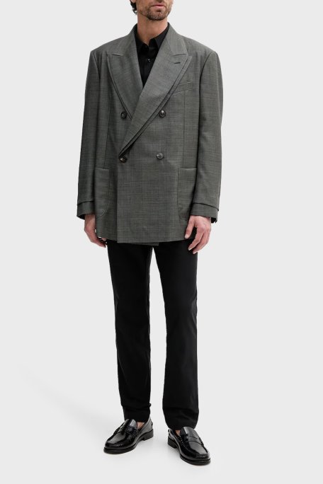 Calvin Klein Slim Fit Normal Bel Düz Paça LV04LB610GUB1 Erkek Pantolon LV04LB610G UB1 SİYAH - Calvin Klein (1)