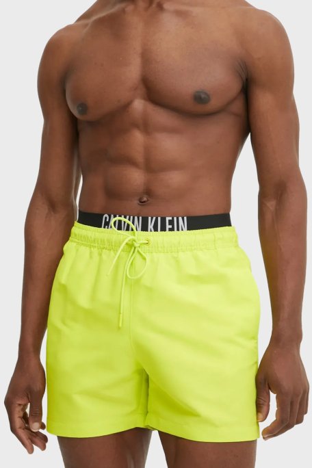 Calvin Klein Regular Fit Logolu KM0KM01093LRF Erkek Mayo Short KM0KM01093 LRF SARI - Calvin Klein (1)