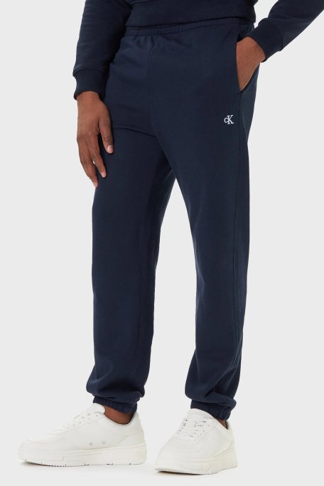 Calvin Klein Relaxed Fit Pamuklu Normal Bel Lastik Paça LV04RD241G CEF Erkek Pantolon LV04RD241G CEF LACİVERT - Calvin Klein