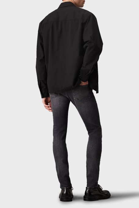 Calvin Klein Skinny Fit Normal Bel Dar Paça Jeans J30J3265281BY Erkek Kot Pantolon J30J326528 1BY SİYAH - Calvin Klein (1)