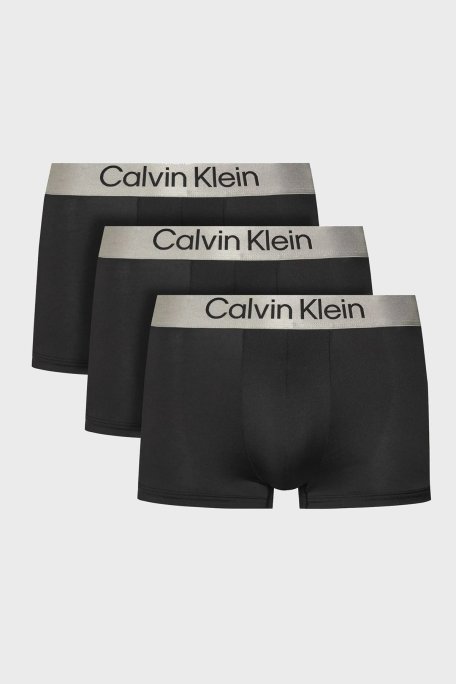 Calvin Klein Streç Logolu 3 Pack LV00NB4269UB1 Erkek Boxer LV00NB4269 UB1 SİYAH - Calvin Klein