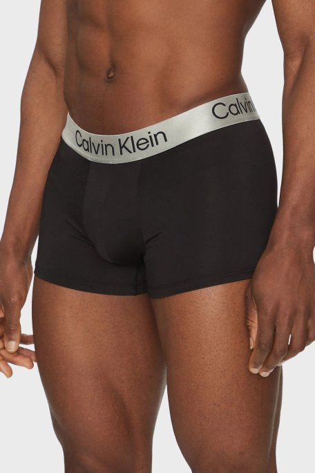 Calvin Klein Streç Logolu 3 Pack LV00NB4269UB1 Erkek Boxer LV00NB4269 UB1 SİYAH - Calvin Klein (1)