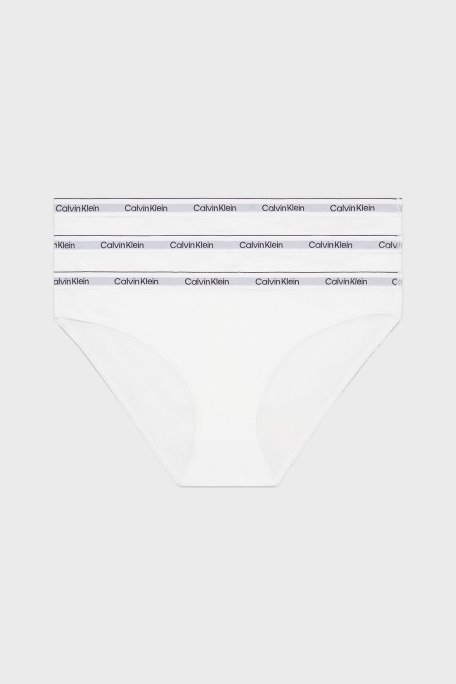 Calvin Klein Streç Pamuklu Düşük Bel 3 Pack 000QD5207E100 Kadın Külot 000QD5207E 100 BEYAZ - Calvin Klein