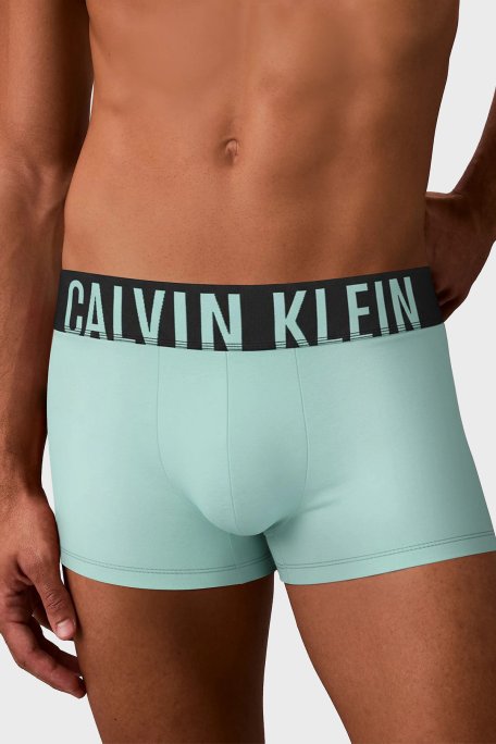 Calvin Klein Streç Pamuklu Logolu 3 Pack 000NB3608AZDB Erkek Boxer 000NB3608A ZDB Siyah-Su Yeşili-Antrasit - Calvin Klein (1)
