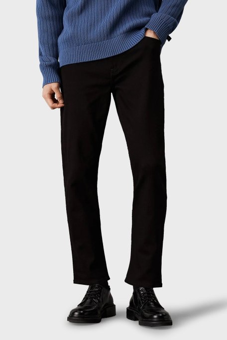 Calvin Klein Streç Pamuklu Normal Bel Daralan Paça Dad Jeans J30J3259941BY Erkek Kot Pantolon J30J325994 1BY SİYAH - Calvin Klein