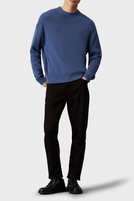 Calvin Klein Streç Pamuklu Normal Bel Daralan Paça Dad Jeans J30J3259941BY Erkek Kot Pantolon J30J325994 1BY SİYAH - Calvin Klein (1)