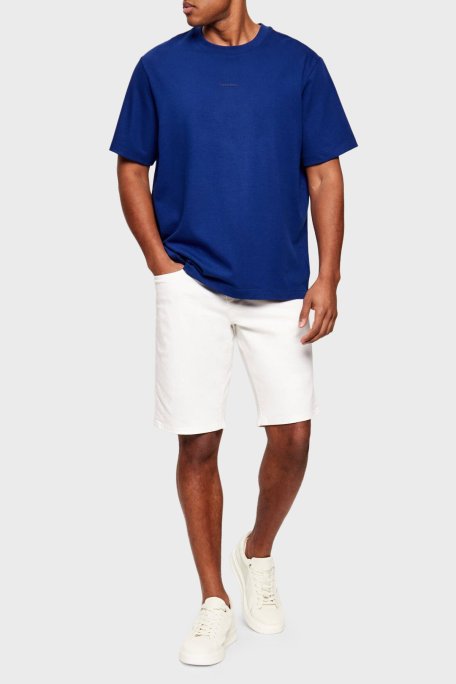 Calvin Klein Streç Pamuklu Regular Fit Sıfır Yaka LV04LC241GC7K Erkek T Shirt LV04LC241G C7K SAKS - Calvin Klein (1)