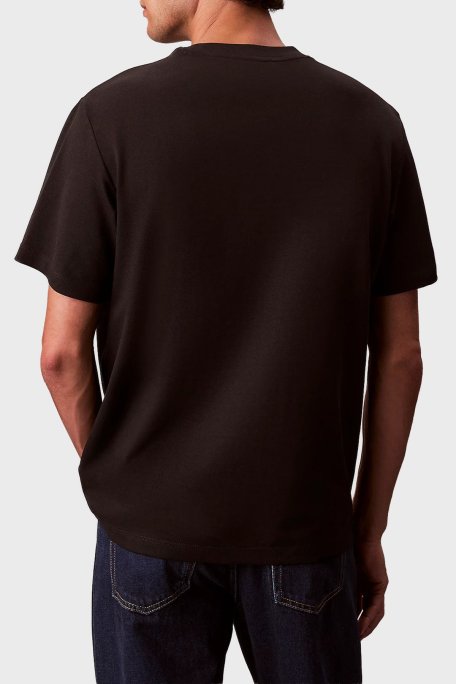 Calvin Klein Streç Pamuklu Regular Fit Sıfır Yaka LV04LC241GUB1 Erkek T Shirt LV04LC241G UB1 SİYAH - Calvin Klein (1)