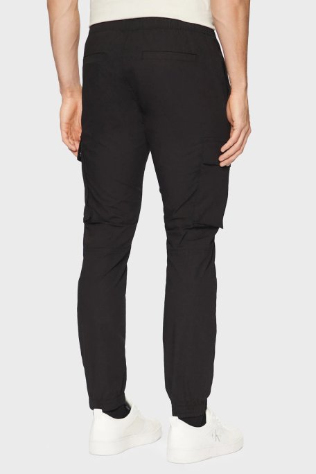 Calvin Klein Streç Pamuklu Skinny Fit Normal Bel Jogger J30J327614BEH Erkek Pantolon J30J327614 BEH SİYAH - Calvin Klein (1)