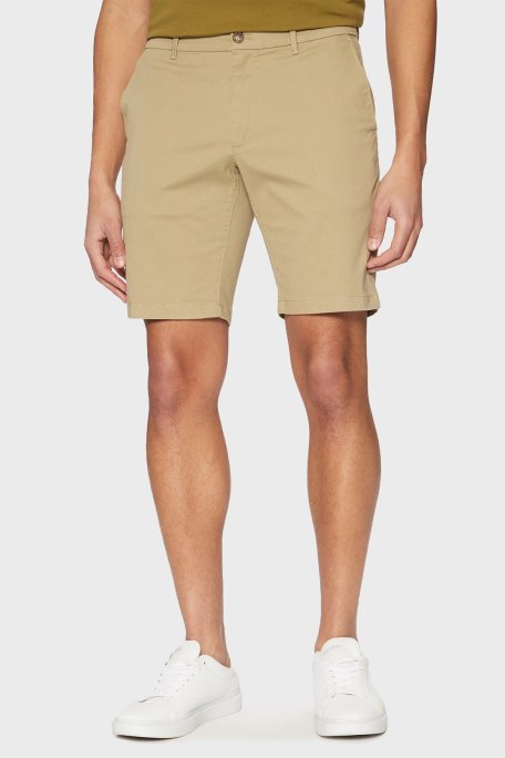 Calvin Klein Streç Pamuklu Slim Fit Normal Bel K10K114063HI0 Erkek Short K10K114063 HI0 BEJ - Calvin Klein