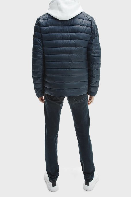 Calvin Klein Su Geçirmez Regular Fit Dik Yaka Şişme Erkek Mont K10K108291 DW4 LACİVERT - Calvin Klein (1)