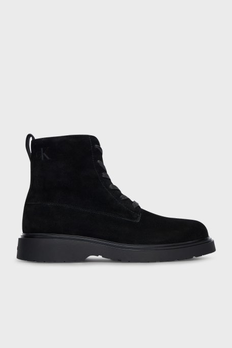 Calvin Klein Süet Fermuarlı YM0YM013710GJ Erkek Bot YM0YM01371 0GJ SİYAH - Calvin Klein