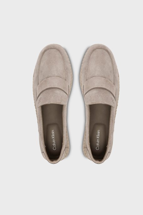 Calvin Klein Süet Logo Detaylı HM0HM02072PBO Erkek Espadril HM0HM02072 PBO VİZON - Calvin Klein (1)